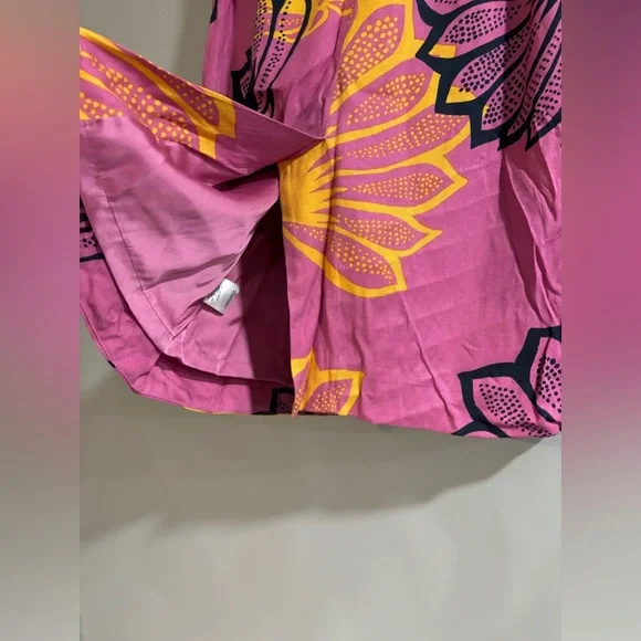 Sariah from Anthropologie Convertible strapless floral pink dress‎ Size 4 - Picture 11 of 12